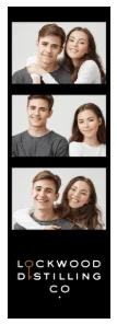 Sample photo strip printed by the Photoma Mini photo booth