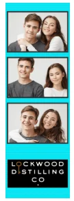 Second sample photo strip from an Experience Vending photo booth
